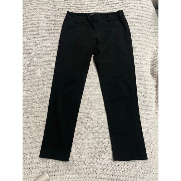 Cynthia Rowley Dress Pants Side Zip Stretch Women's Size 4 Black Office Career - Picture 1 of 9